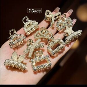 Elegant Gold Hair Clip Collection
0424